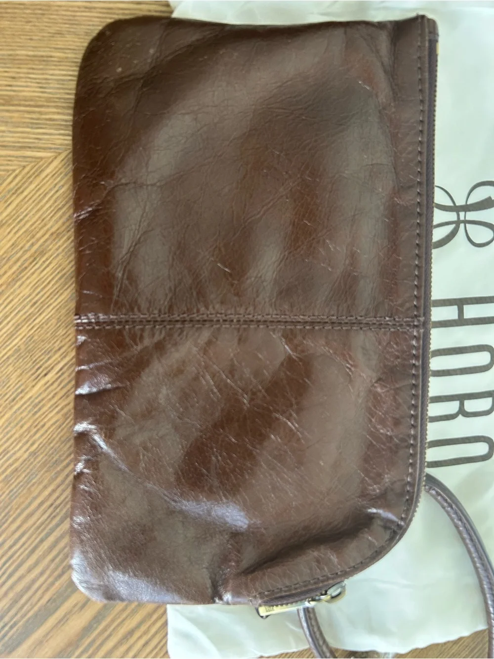 HOBO patchwork leather